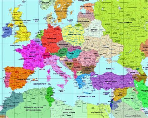 Political Map Of Europe Europe Mapslex World Maps Gam - vrogue.co