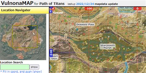 Path of titans gondwa resource map