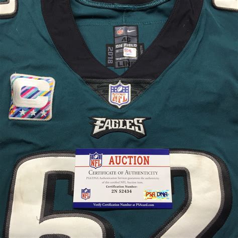 Crucial Catch - Eagles Jason Kelce Game Used Jersey W/ Captain's Patch ...