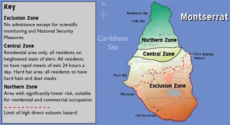 Priestlands Geography: Montserrat Volcano LEDC Cast Study