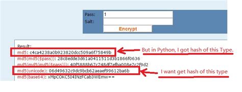 Hash md5 encoding - talentatila