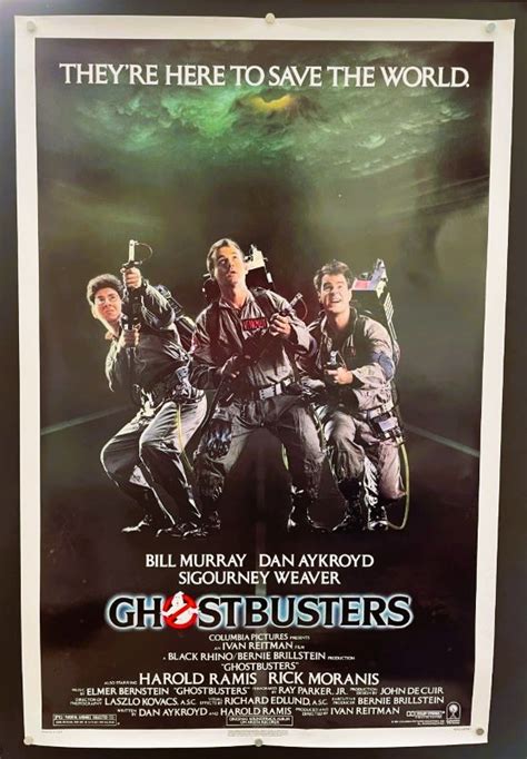 Ghostbusters (1984) – Original One Sheet Movie Poster - Hollywood Movie Posters