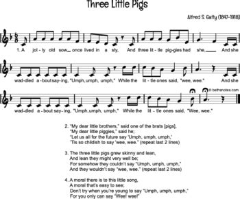 Three Little Pigs - Beth's Notes