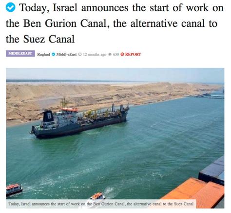 GAZA AND THE BEN GURION CANAL - by Riki Tiki Tavi