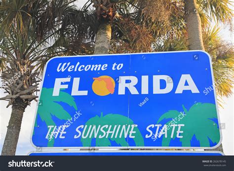 Welcome Florida Sign Stock Photo 262678145 | Shutterstock