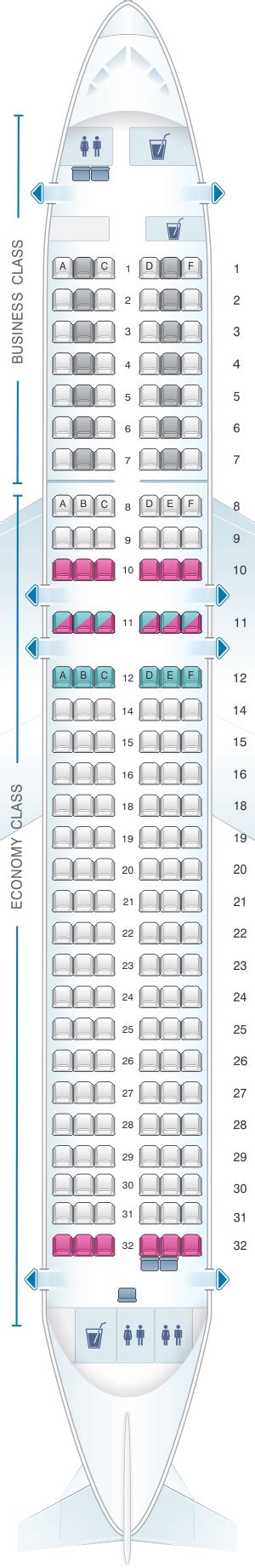 Lufthansa Airbus A320 Seating Chart