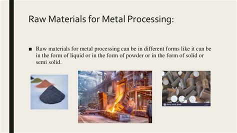 Metal processing techniques