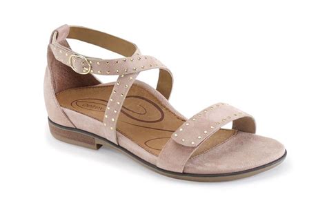 Hailey Sandal-Blush | Arch Support & Adjustability for Women | Aetrex ...