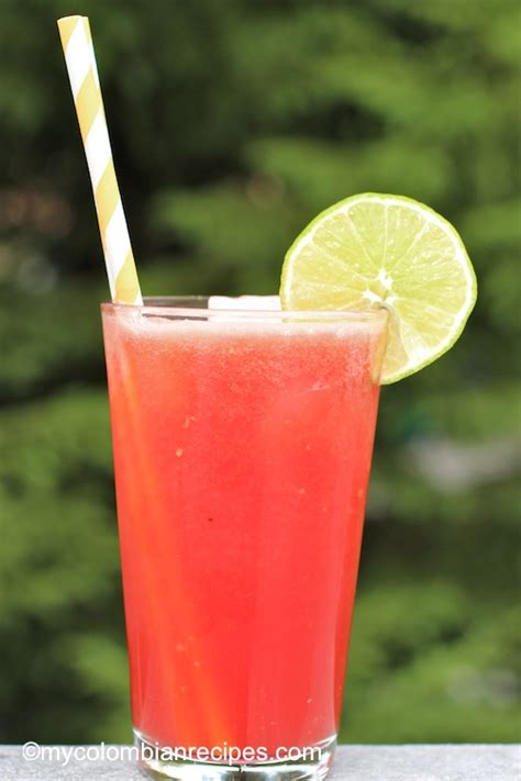 Limonada de Sandía (Watermelon Limeade) | My Colombian Recipes