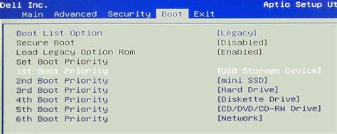 Dell Boot Menu Key Windows 7