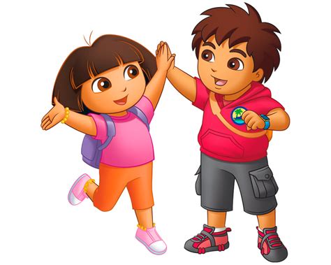 Cartoon Characters: Dora The Explorer (PNG)