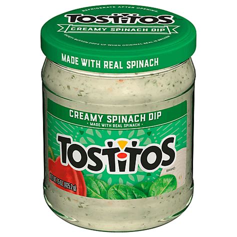 Tostitos Dip, Creamy Spinach 15 oz | Snacks, Chips & Dips | Yoder's ...