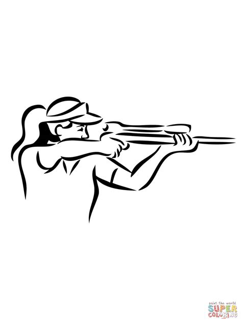 Sniper Rifle Coloring Pages