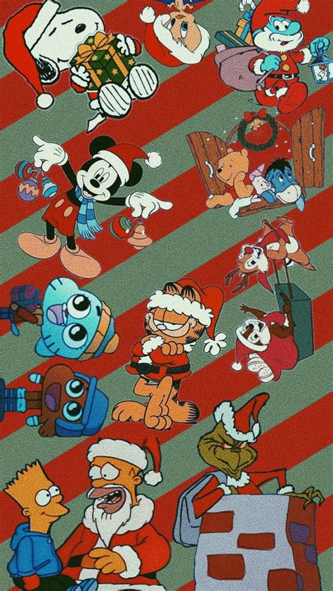 Christmas Aesthetic Cartoon