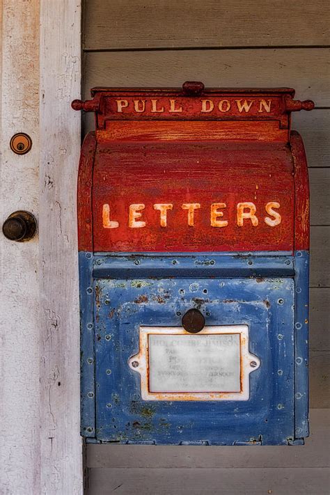 USPS Vintage Mailbox Photograph by Susan Candelario - Fine Art America