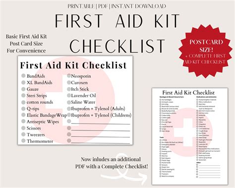 List Of Items For A First Aid Kit at Camille Winter blog