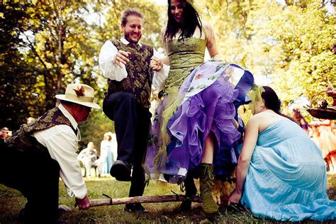 Jumping the Broom and Besom Weddings