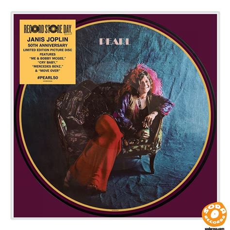 Janis Joplin – Pearl [Vinyl] [RSD Drops 2021] [Picture Disc] – Soda Records