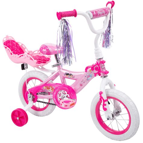 Disney Princess Girls' 12" Bike with Doll Carrier by Huffy - Walmart.com - Walmart.com