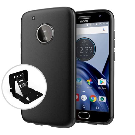 Motorola Moto G5 Plus Case, Slim & Flexible Anti-shock Crystal Silicone Protective TPU Gel Skin ...