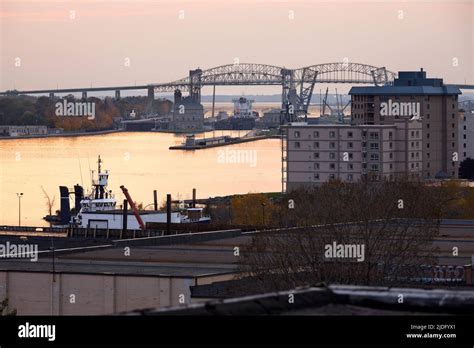 The Sault Ste. Marie International Bridge and Soo Locks in Sault Ste ...