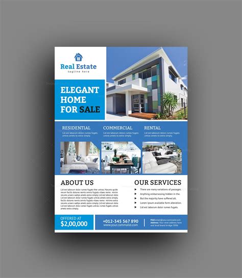 Luxury Real Estate Brochure Templates
