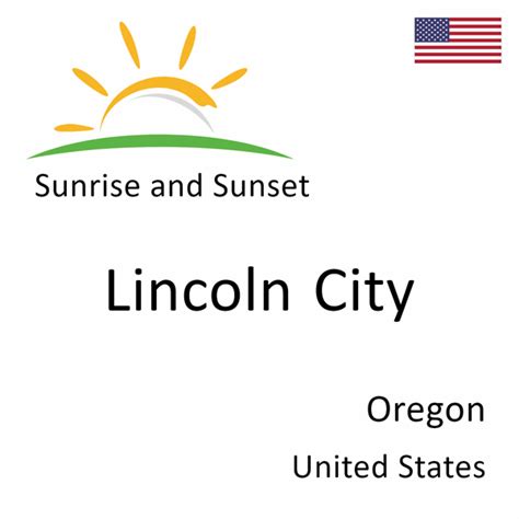 Sunrise and Sunset Times in Lincoln City, Oregon, United States