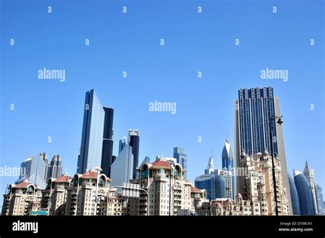 skyline Dubai UAE Stock Photo - Alamy