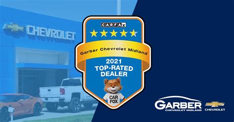 CARFAX Recognizes Garber Chevrolet Midland as a Top-Rated Dealer in the Country - Garber ...