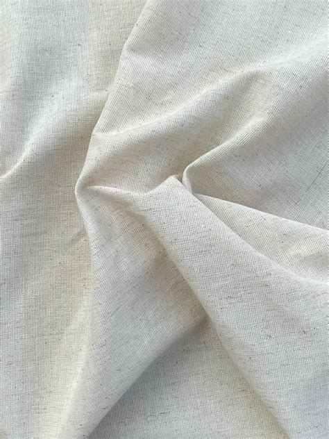 Cotton Linen Blend Natural Fabric by Half Yard 0.5 Yard - Etsy Australia