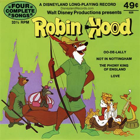 DisneylandRecords.com - 926 Walt Disney Productions Presents Robin Hood