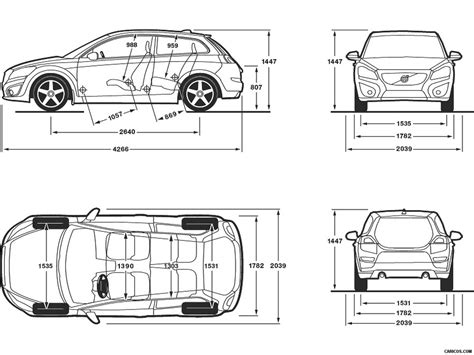 Volvo C30 | 2012MY Dimensions