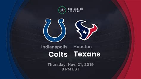 Colts vs. Texans Betting Odds, Predictions & Picks (November 21, 2019)