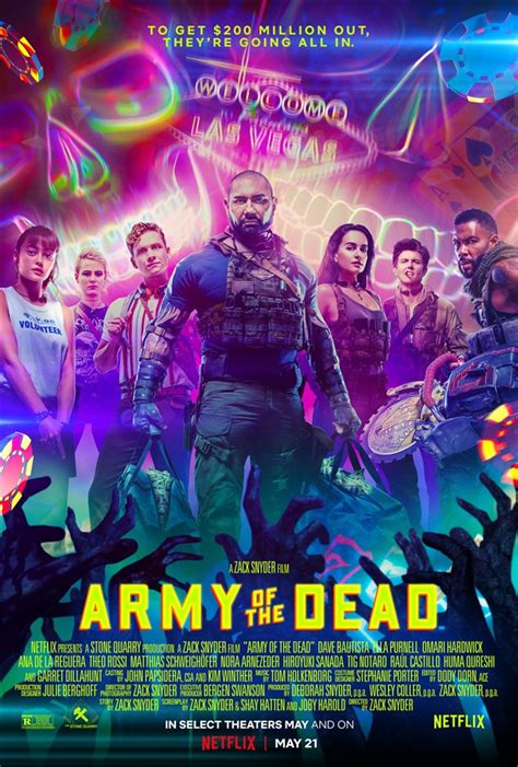 Army of the Dead (Netflix) movie large poster.