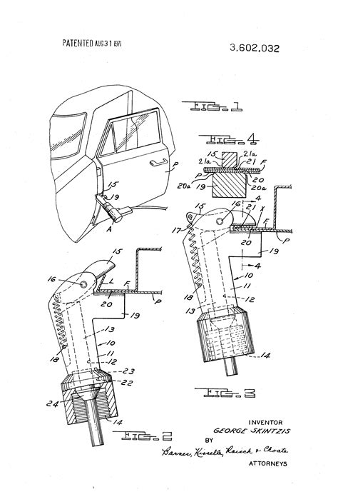 US3602032A - Flanging tool for attachment of side panels on automobile doors - Google Patents ...
