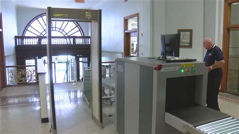 There's a new security checkpoint at the Rock Island County Office Building