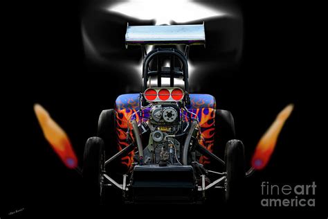 Vintage AA Fuel Altered Drag Car Photograph by Dave Koontz - Fine Art ...