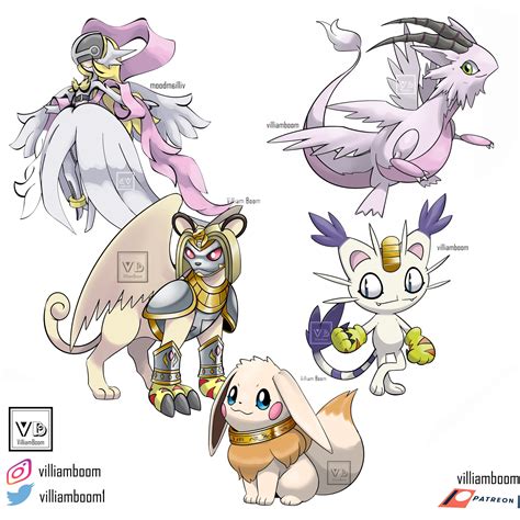 VilliamBoom on Twitter: "The full evolution line for Salamon X Eevee ...