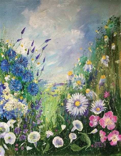 Original Landscape and Flower Paintings by Clare Mottershead