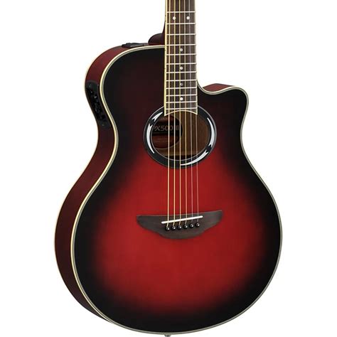 Yamaha APX500III Thinline Cutaway Acoustic-Electric Guitar Dusk Sun Red | Musician's Friend