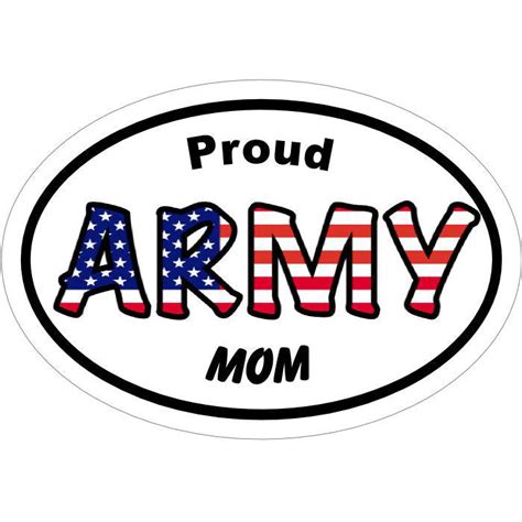 Army Mom Vinyl Decal Window Sticker – MotherProud