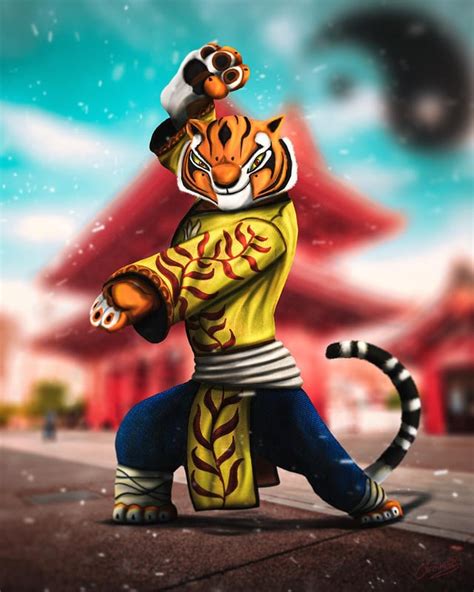 Master Tigress | Kung Fu Panda | Fanart | Digital Painting : r/Jazza