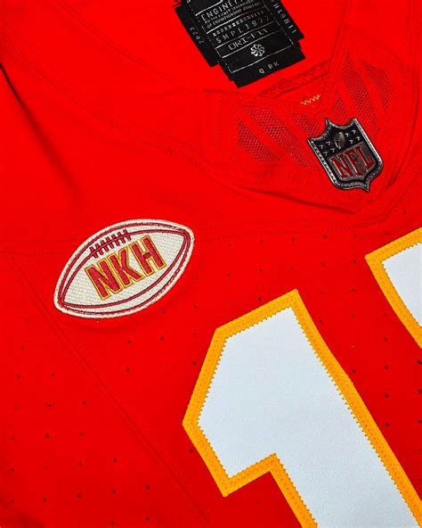 Kansas City Chiefs Wearing NKH Patch on Jersey for 2023 Season ...