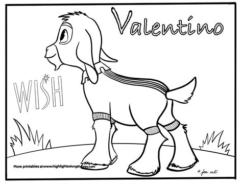 WISH Coloring Pages - Highlights Along the Way