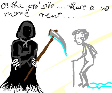 Inspirational Grim Reaper - Drawception