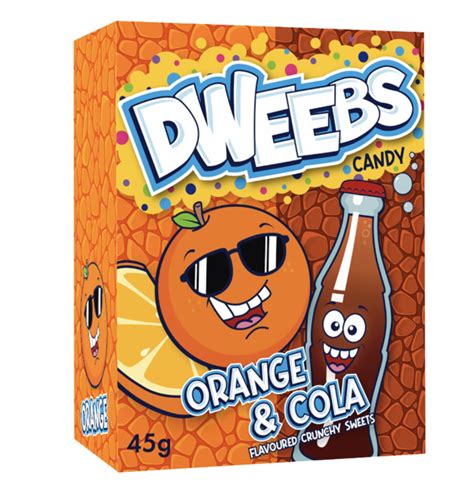 DWEEBS Orange & Cola – 45g | Curious Candy