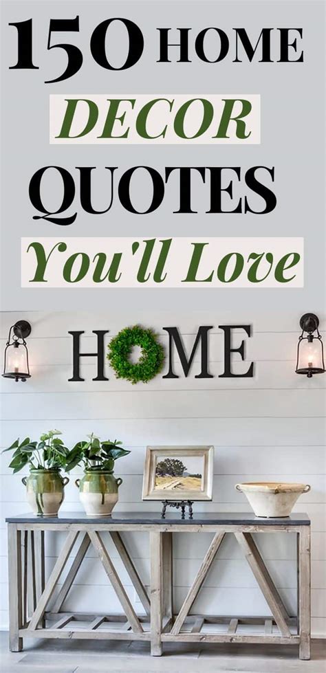 171 Best Home Decorating Quotes and Phrases