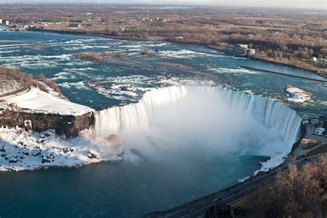 The Horseshoe Falls In Niagara Falls Taken From Above On The Canadian Side - The Horseshoe Falls ...