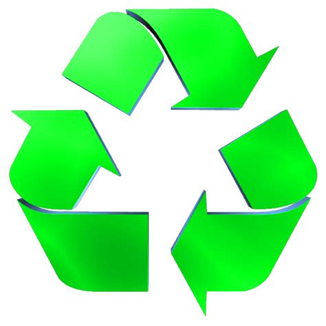 Recycling Green Icon 3D Sign Illustration 8506456 PNG