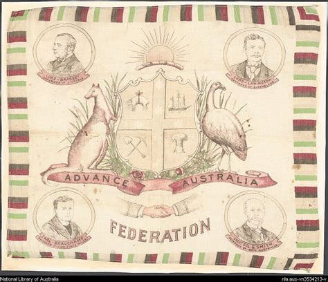 Australian Federation | Australia as a Nation | Vintage world maps ...